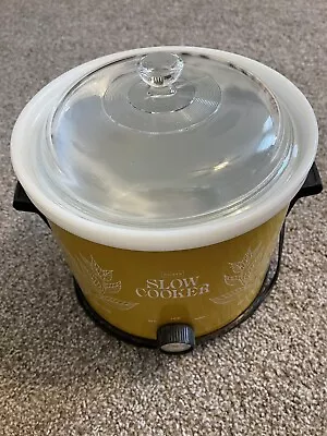 Rare Vintage Sears Slow Cooker Yellow  • $50