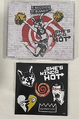 5 SECONDS OF SUMMER She's Kinda Hot 5SOS CD Single W/ Stickers • $47.49