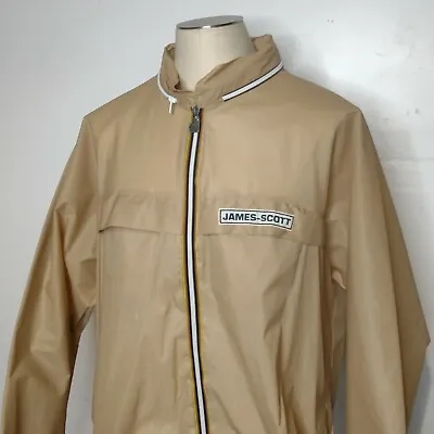 Vintage K Way Windbreaker Jacket With Yellow Blue Stripes Size 7 XL James Scott • $44.49