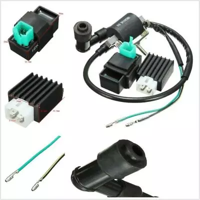 110cc 125cc 140cc Dirt Bike Ignition Coil CDI Unit Rectifier Regulator • $22.59