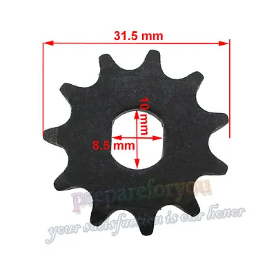 Electric Scooter 11 Tooth Sprocket T8F Chain Motor Pinion Gear MY1020 Motor • $9.82