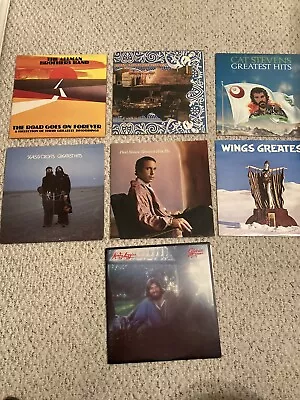 LOT OF 7 CLASSIC ROCK LP'S Allman Brothers/Wings/C. Stevens/P. Simon/ And More.. • $4.99