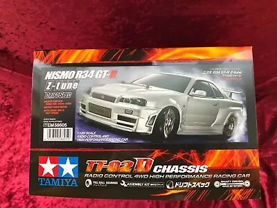 Tamiya 1/10 Electric RC Car Series No.605 Nismo R34 GT-R Z-tune TT-02D Chassis • £143.22