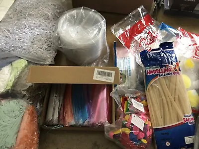 Huge Balloon Stuffing Supply Lot - Gifts In Balloons Supplies Accessories Ribbon • $74.99