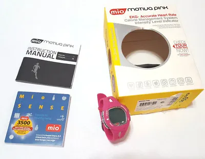 Mio Motiva Heart Rate Monitor Watch Pink EKG Accurate  • $9.99