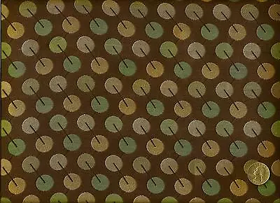 Arc/com Bauble Eggplant Mid Century Modern Contemporary Shapes Upholstery Fabric • $16.95