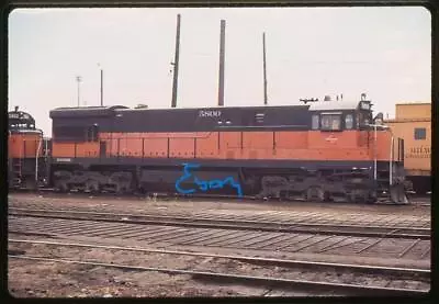 MILW Milwaukee Road U-36C #5800 Original Slide Tacoma WA 1976 • $1.79