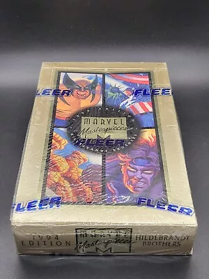 1994 Marvel Masterpieces Trading Cards Box Factory Sealed • $275