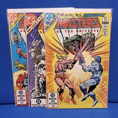 Masters Of The Universe #1 #2 #3 Complete Series - DC - 1982 – FREE SHIPPING • $60