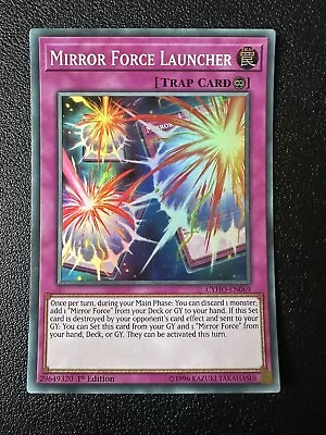 Yugioh Mirror Force Launcher - CYHO-EN069 - Super Rare - 1st Ed • £0.99