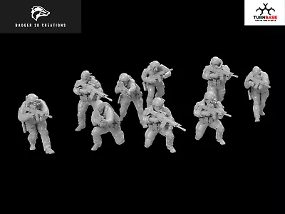 9 X US Special Forces Operatives  - Wargames / Tabletop / Role Play • £12