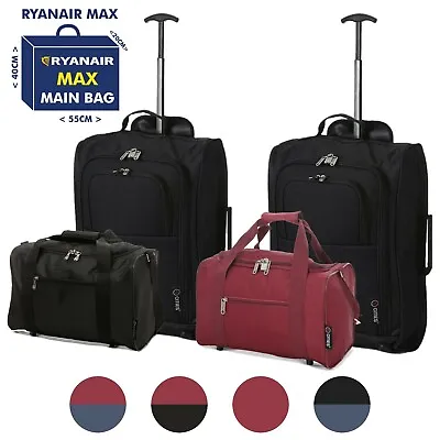 £29.99 • Buy Ryanair Hand Cabin 40x20x25 & 2nd Baggage Fits 55x40x20 Luggage Set