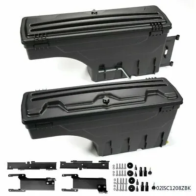 Left & Right Truck Bed Swing Storage Case Tool Box Fit For 2015-2022 Ford F150 • $149.47