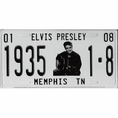 Elvis With Guitar Memphis TN Metal License Plate • $20.35