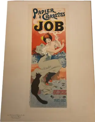 Maitres De L'affiche Original Vintage Poster Papiers Cigarettes By Meunier 1896  • $375