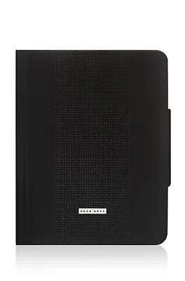 New Hugo Boss Apple Ipad Gen 3 4 Black Leather Case Cover Sleeve Stand Wallet • £65
