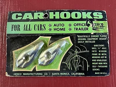 Vintage Accessory Auto Car Chrome Plated Garment Hooks Man Cave • $44.99