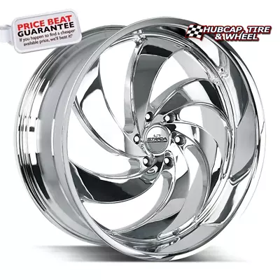 Strada Street Classics RETRO 6 Chrome - 26X10-6X139.7 Bolt Pattern 26 Offset • $620.60