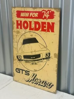 Holden 74 Hq Gts Monaro Heavy Duty Metal Sign 600 Mm X 400 Mm • $89.99