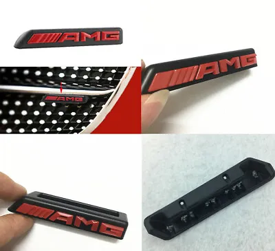 AMG Front Badge Sticker Grill Radiator Emblem For Race Sports Car • $12.99