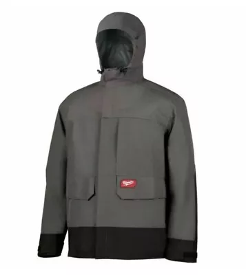 Milwaukee Hydrobreak Men's Rain Shell Jacket - L Gray (310G-L) • $59.95