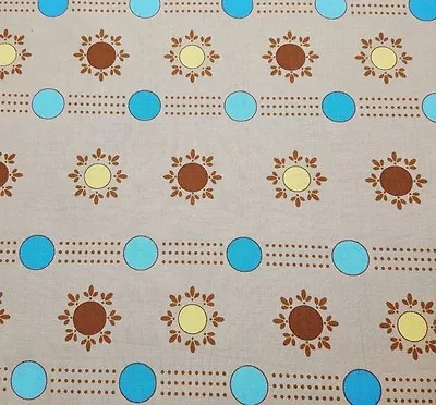 22  Nesting By Simon + Kabuki For Quilting Treasures Blue Yellow Brown On Beige • $4.79