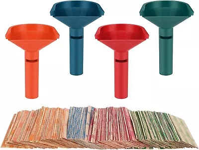 Coin Sorter With Coin Wrappers For All Coins 4 Coin Sorter Tubes Plastic With 1 • $11.50