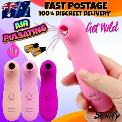 $19.95 • Buy Clitoris Sucking Vibrator Oral Tongue Clit Stimulator Sucker Pump Woman Sex Toy