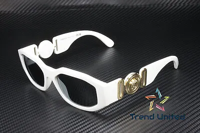 VERSACE VE4361 401 87 White Grey 53 Mm Unisex Sunglasses • $137.95