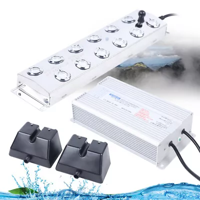 12 Head Ultrasonic Mist Maker Pond Fogger Mist Humidifier Waterproof With 2 Buoy • $98.81