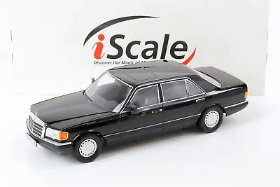 1:18 IScale Mercedes 560 Sel W126 S-CLASS Black 1985 • $81.61