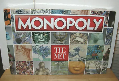 Hasbro ~ MET Metropolitan Museum Of Art Monopoly Board Game ~ Factory Sealed • $69.95