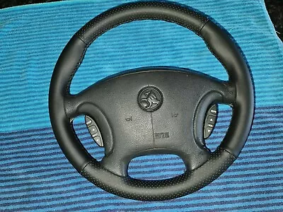  VT VX Commodore SS Style Leather Steering Wheel With Air Bag & Switches  • $355