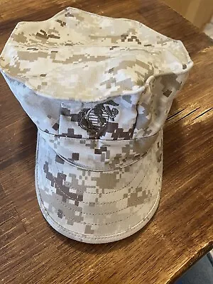 USMC Marine Corps Camouflage Garrison Cap MARPAT Desert Digital • $12