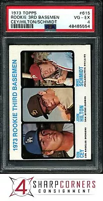 1973 Topps #615 Mike Schmidt Rc Phillies Hof Psa 4 • $66