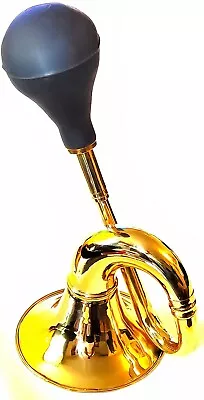 LARGE 14  Vintage Antique Brass Taxi BULB Horn Trumpet Car Clown Bulb VERY LOUD • $39.99