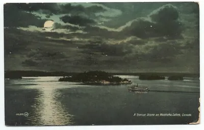 Muskoka Lakes Canada Old Postcard • $3.25