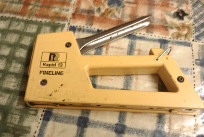 £0.50 • Buy RAPID Fineline R13  Staple Gun Yellow DIY Sweden,,USED