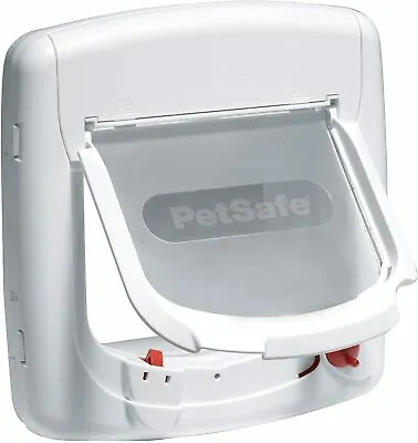 Staywell Petsafe 400 White Magnetic Cat Flap Door And Keys Order Up To 10  • £32.99