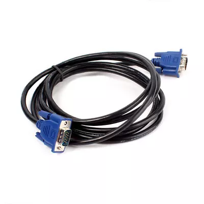£4.44 • Buy VGA Cable 5M Long VGA SVGA D-Sub Male 15 Pin PC To TFT LCD Monitor TV Lead UK