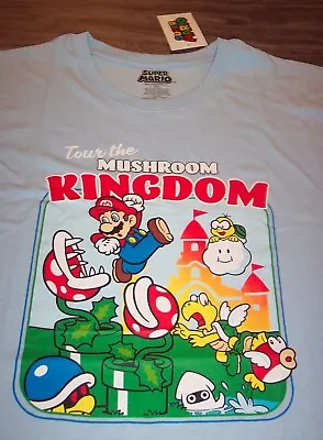 Vintage Style SUPER MARIO BROS. NES Nintendo T-Shirt 2XL XXL  NEW  1980's Koopa • $20