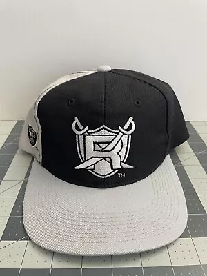 Vintage Raiders Big R-Script Lettermen Snapback Hat Wool Blend SS Sri Lanka RARE • $300