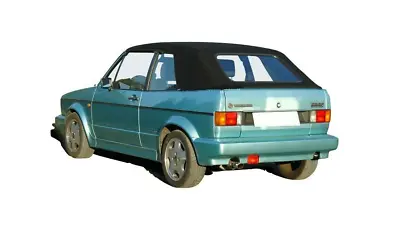 $189 • Buy Fits Volkswagen Rabbit Cabriolet 1980-1994 Convertible Soft Top Black TWILL