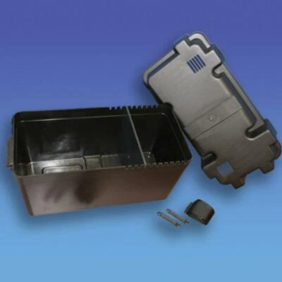 £21.95 • Buy Large 110Ah Leisure Battery Box Enclosure Cover & Strap Motorhome Caravan Camper