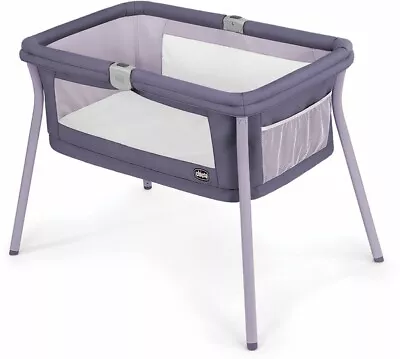 Chicco LullaGo Anywhere Portable Bassinet - Iris Purple Infant Baby • $59