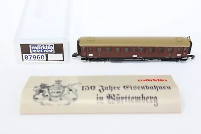 Z Scale Marklin 87960 3rd Class Württemberg Express Passenger Car LNIB • $65