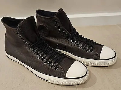 CONVERSE John Varvatos Brown/Milk Leather Sneakers Men’s Sz US 10 Vintage Rare • $144