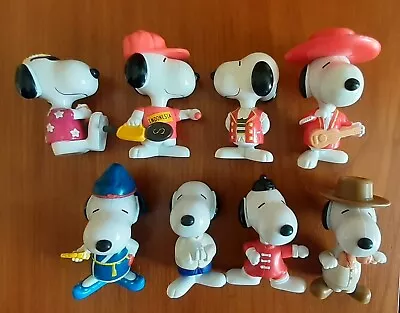 McDonalds Happy Meal Toys 1999 Snoopy World Tour- 8 Out Of Set Of 30 • £10