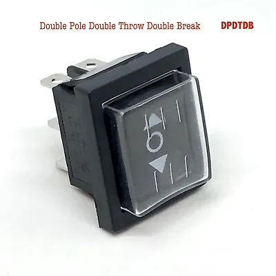 KCD4 12V 250V 6 PIN (on)off(on) Waterproof Momentary Quick Release Rocker Switch • $8.89