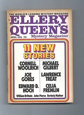 Ellery Queen's Mystery Magazine Vol. 59 #4 FR 1972 Low Grade • $3